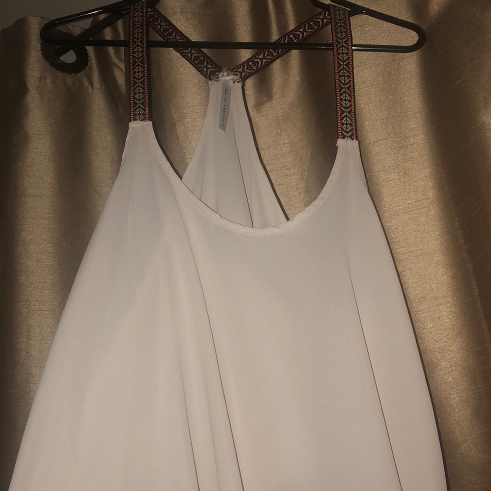Razorback cropped tank top